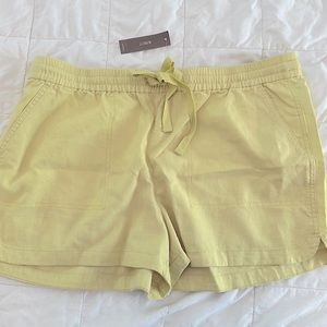 J.Crew linen shorts, size large, new with tags